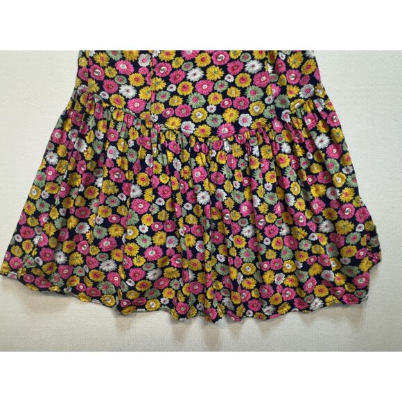 Lulus Womens Exclusive Poppy Hour Floral Print Mini Dress Medium Multicolor Boho - Picture 6 of 9